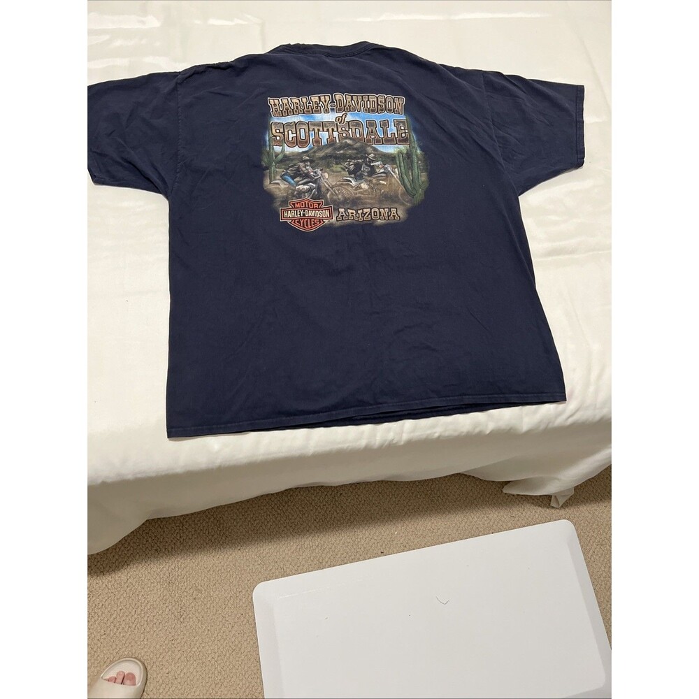 Harley Davidson Motorcycles Graphic T-shirt Scottsdale AZ Men's 3XL Tee